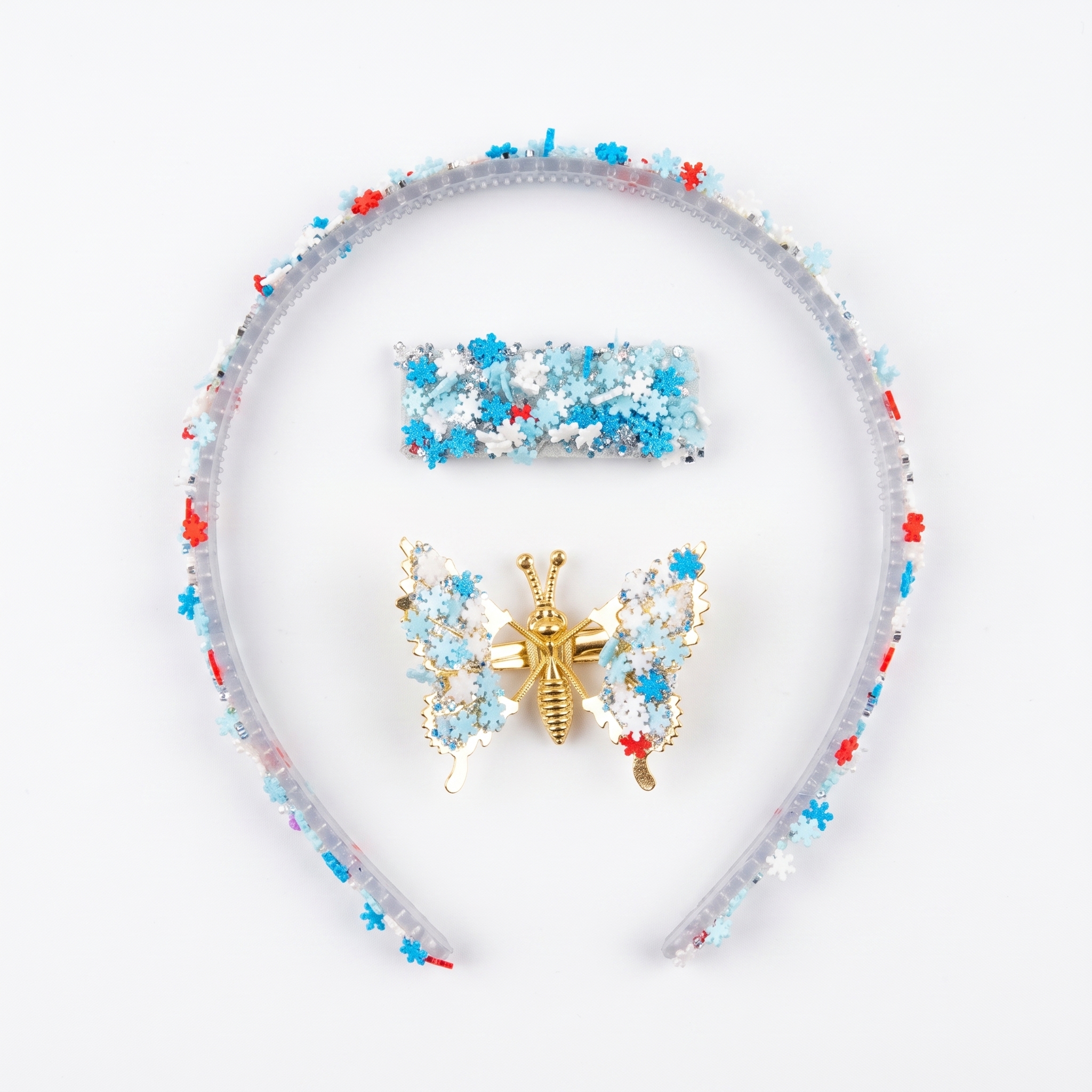 Artisan Butterfly Dreams Hair Set (Blue)