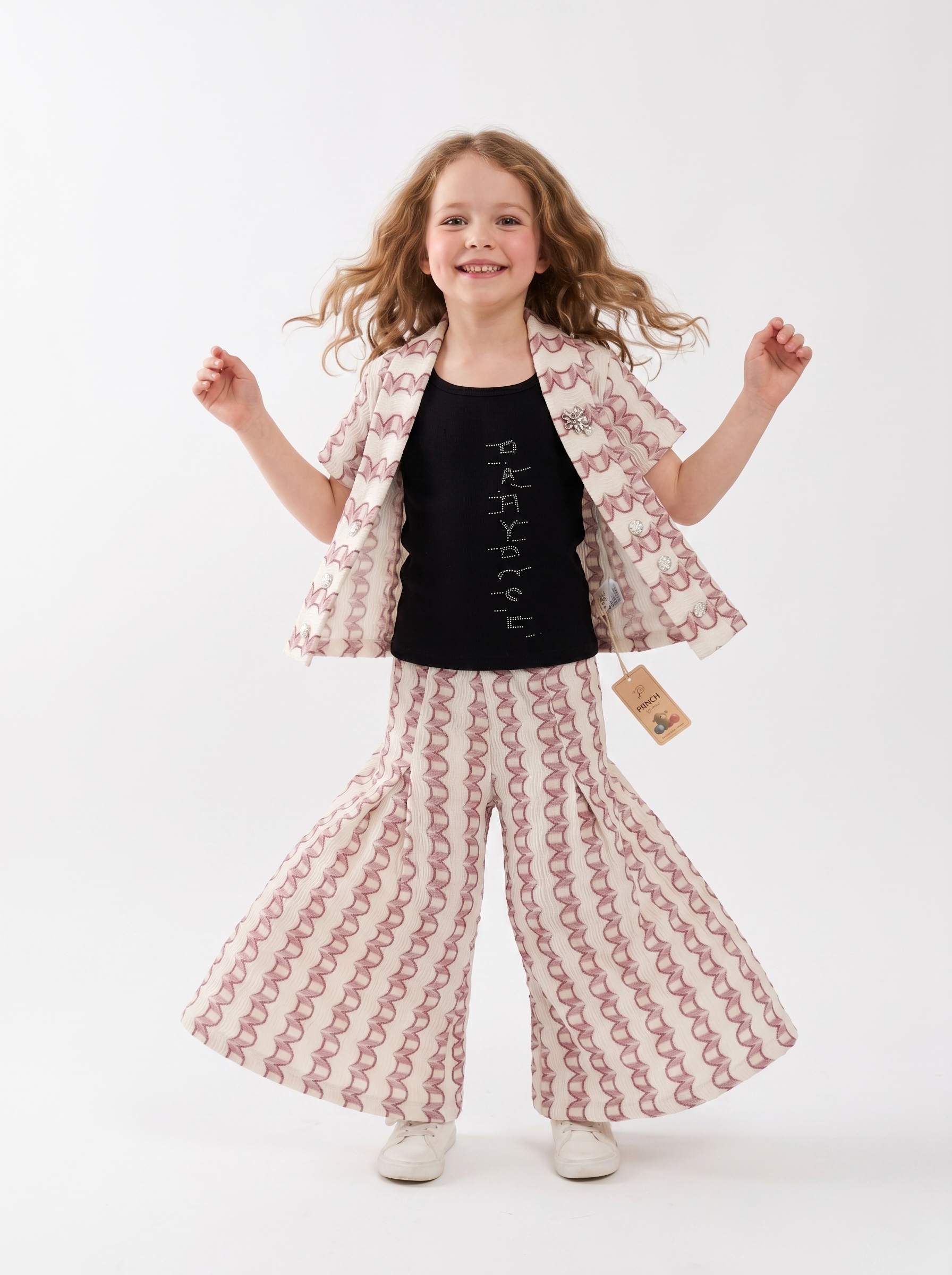 Artisan Striped 3-Piece Occasion Set (Girls)