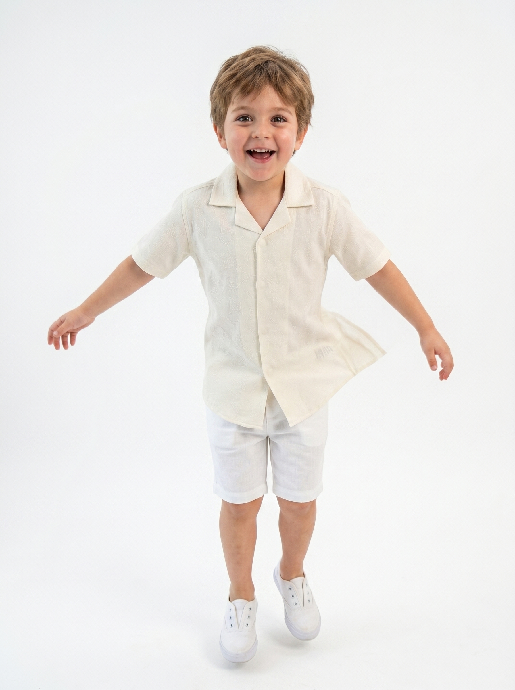 Artisan Linen-Blend Resort Shirt (Boys)