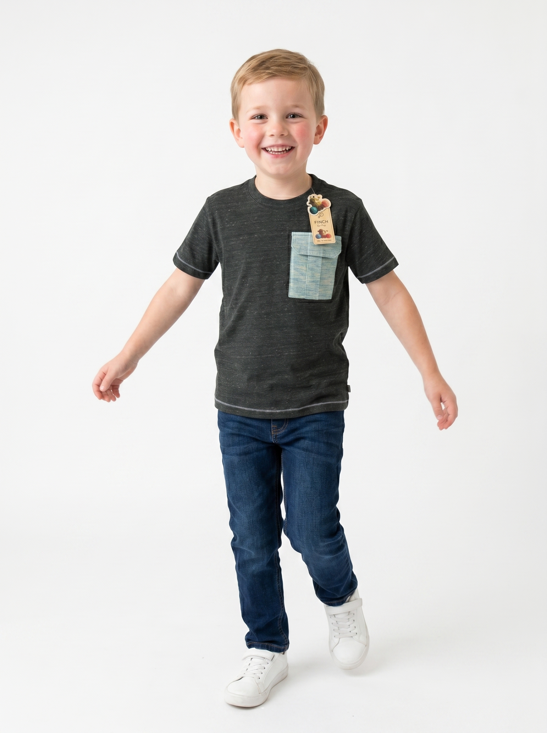 Artisan Contrast Pocket Tee (Boys)