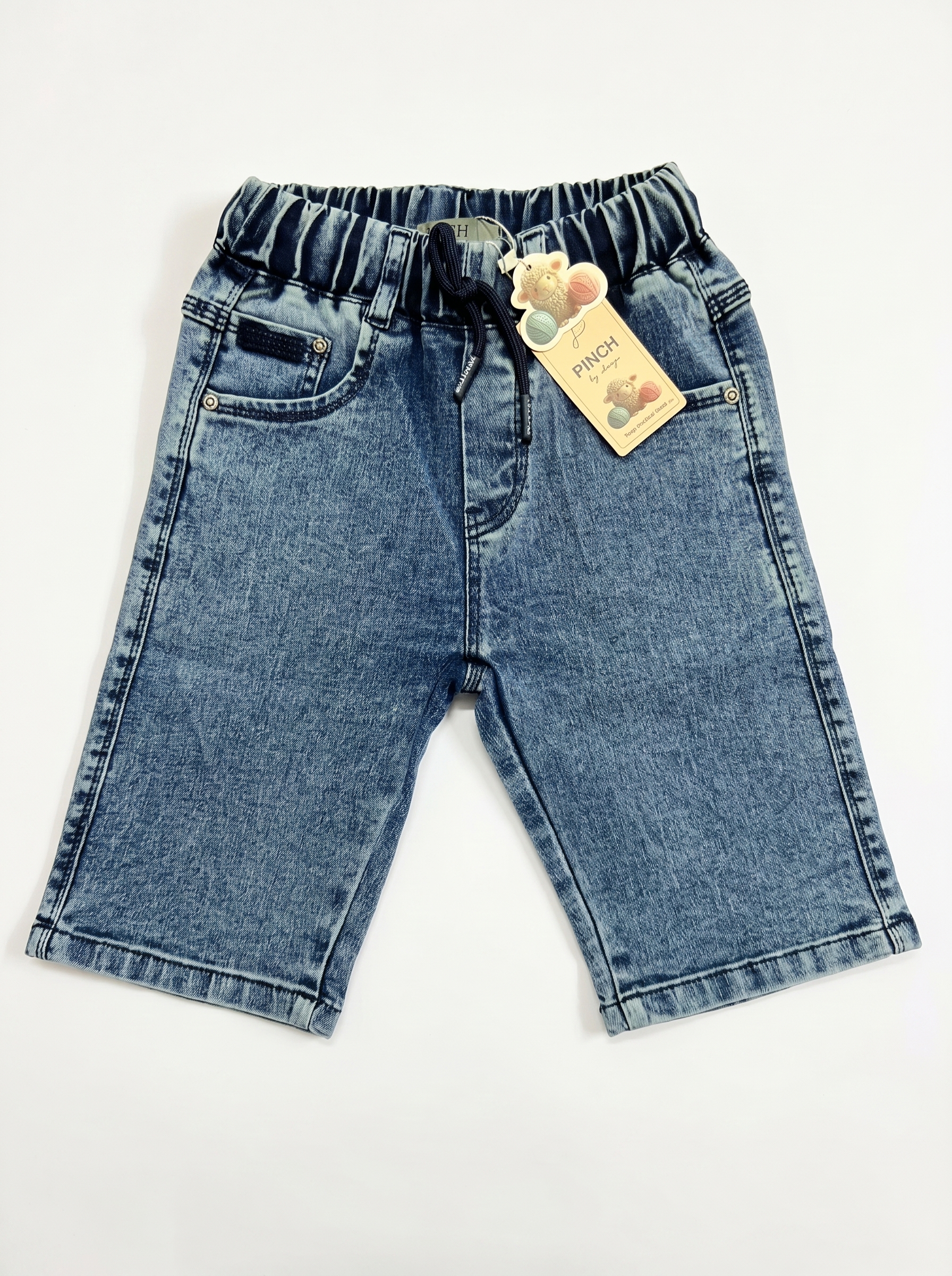 Vintage Acid Wash Denim Shorts (Boys)