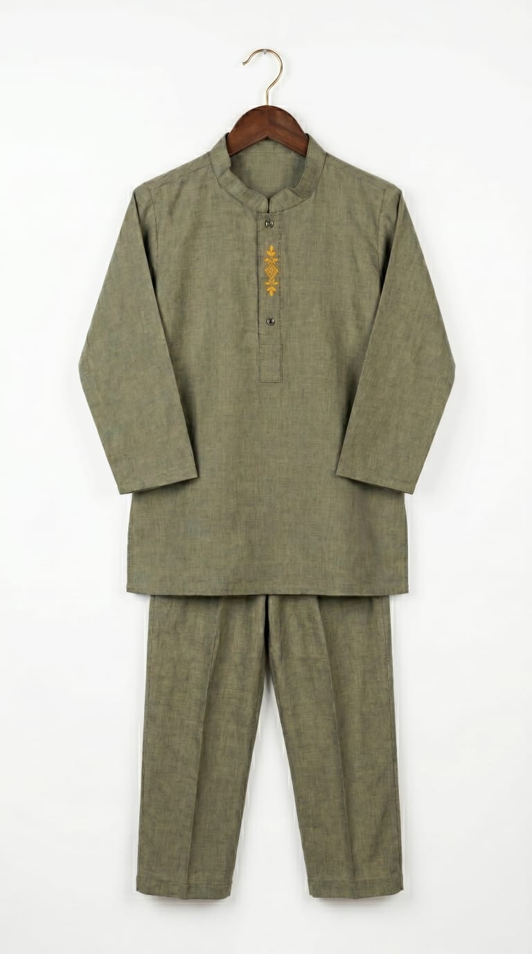 Saffron Joy Kurta