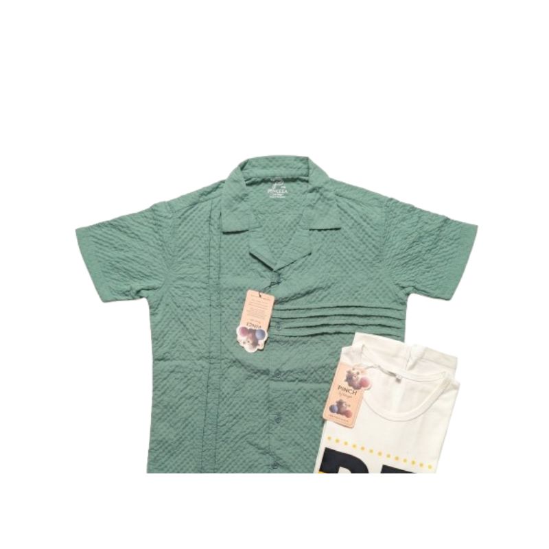 Artisan Mint 2-Piece Shirt with Signature Inner (Boys)