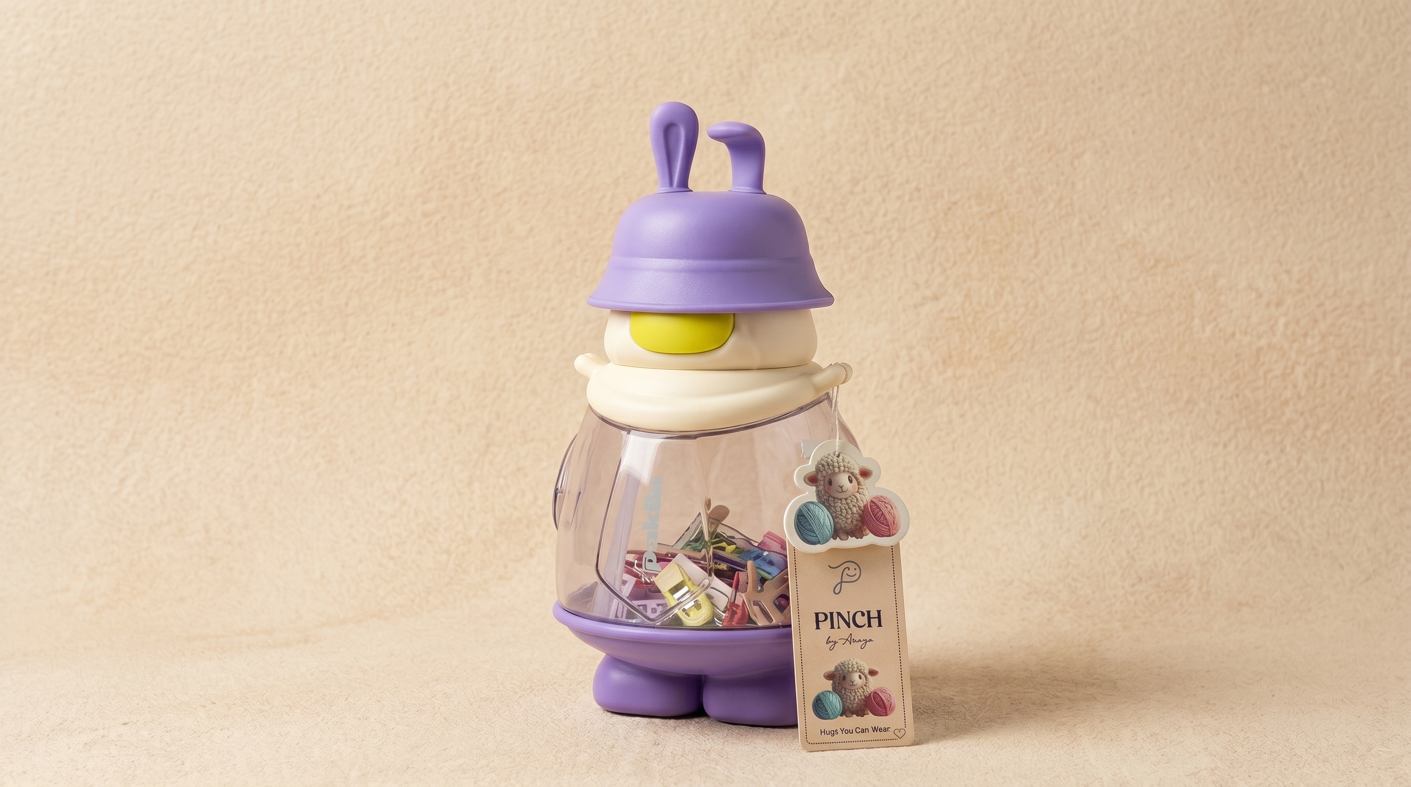 Dreamy Rabbit Treasure Bottle (purple)