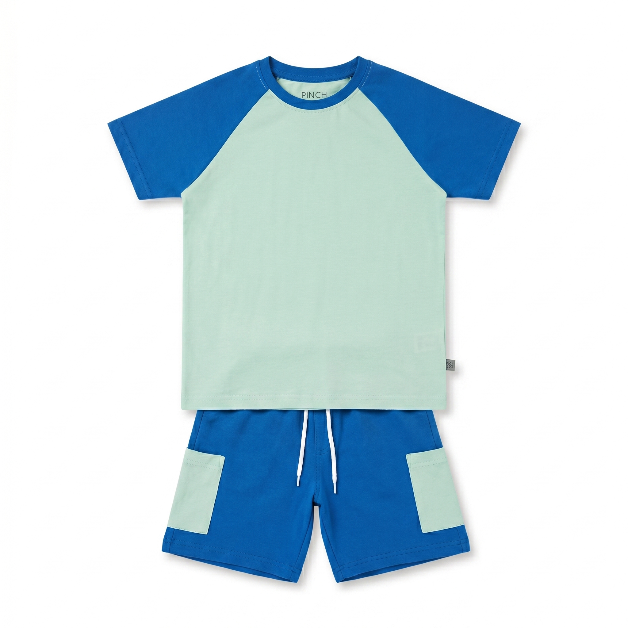 Colorblock Shorts Set